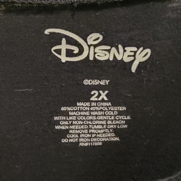 Disney Black Tee with Mickey Mouse Graphic - Picture 2 of 3